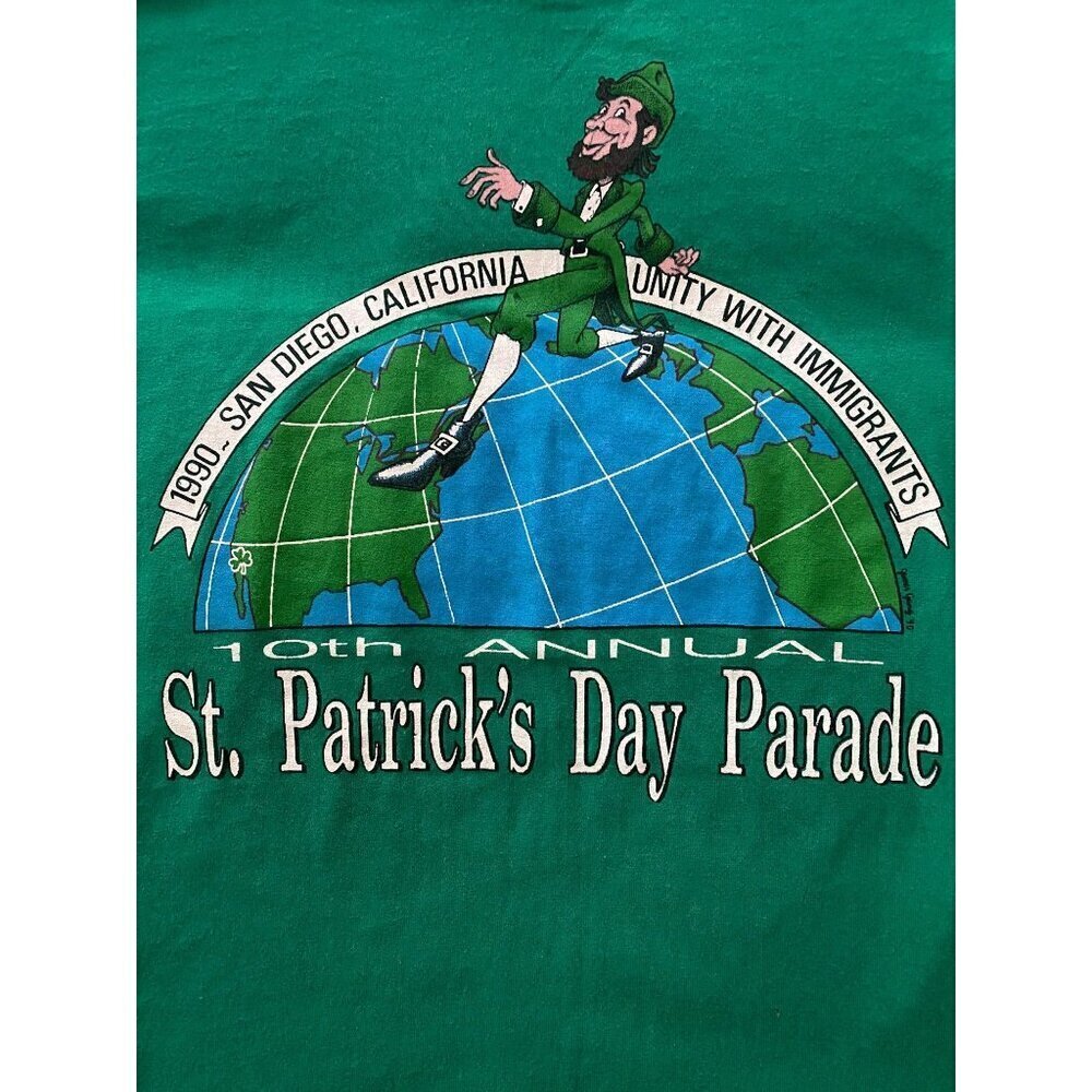Vtg 1990 San Diego CA Unity with Immigrants 10th Annual St. Patrick's Day Parade - Picture 3 of 10